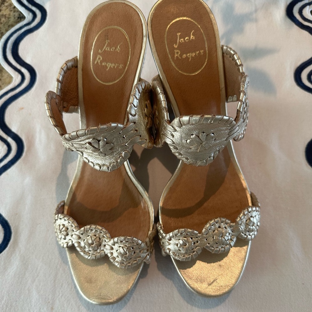 Jack Rogers Women's Silver Sandals